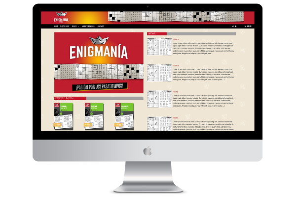 web design london puzzles ecommerce screenshot