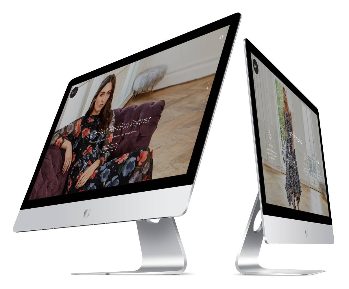 wordpress development project fashion on imac