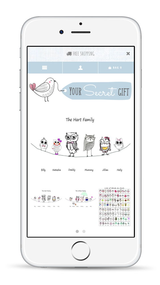 shopify plus developers IPHONE_FRONT_1_YOURSECRETGIFT