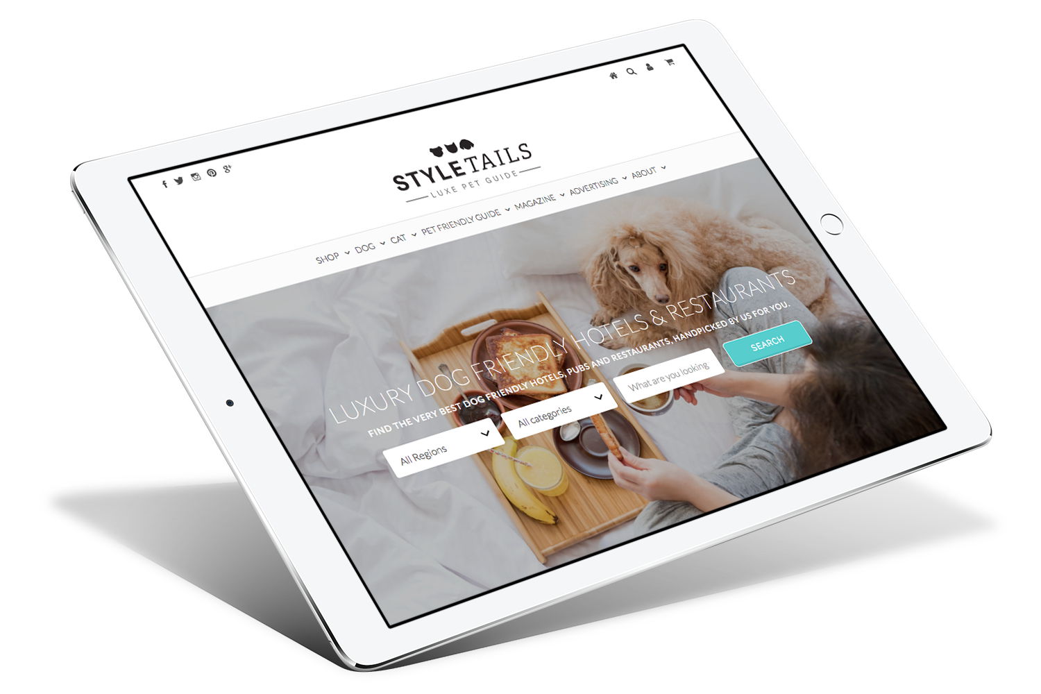 shopify plus development IPAD_ANGLE_1_luxepetguide