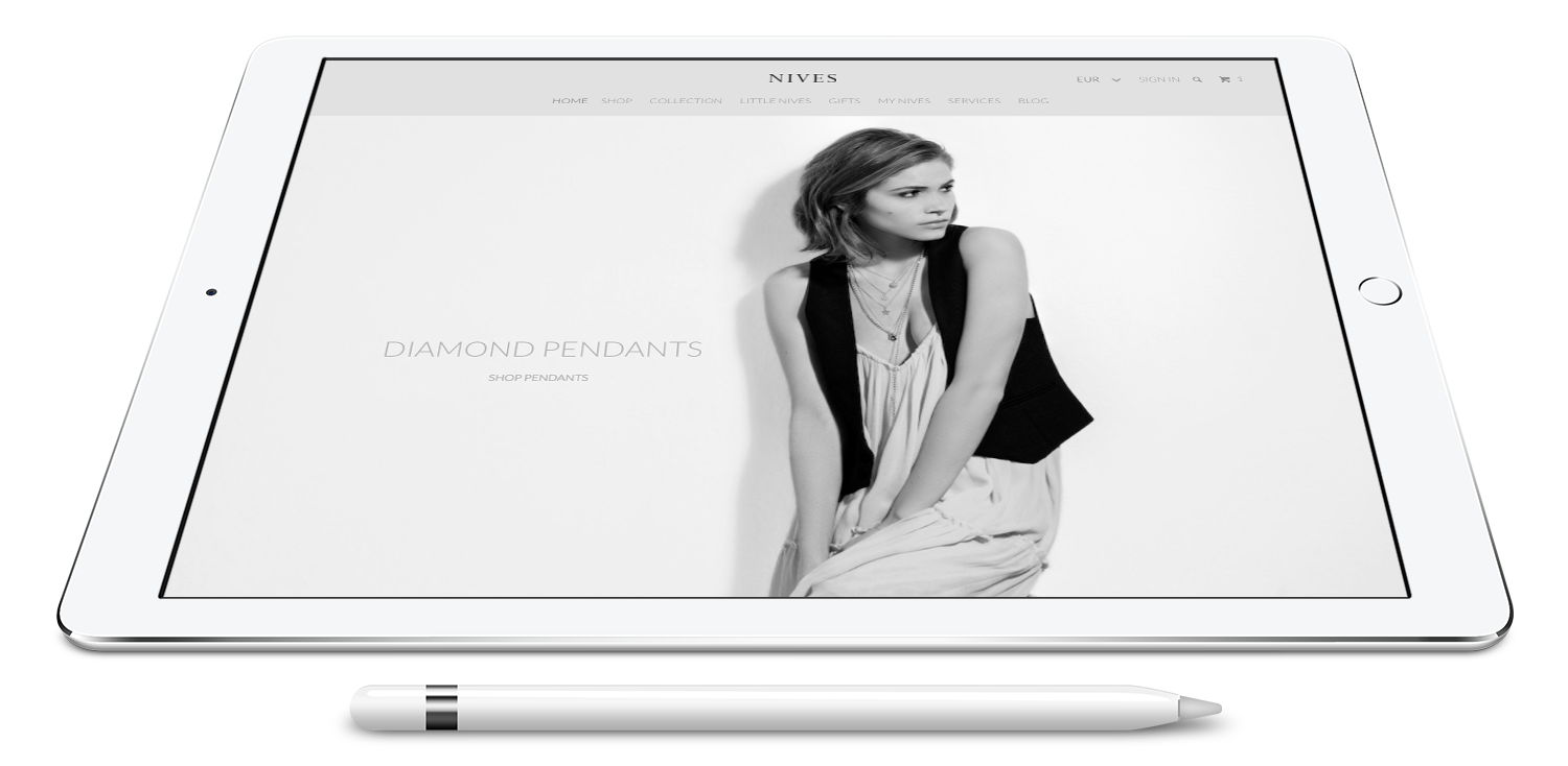 shopify plus development IPAD_FRONT_2_NIVES