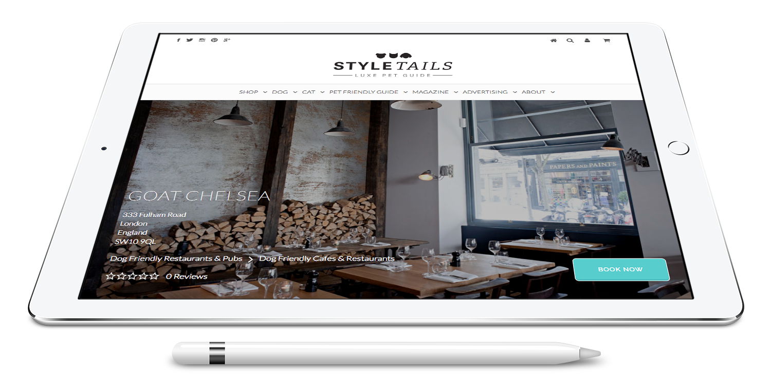 shopify plus development IPAD_FRONT_2_luxepetguide