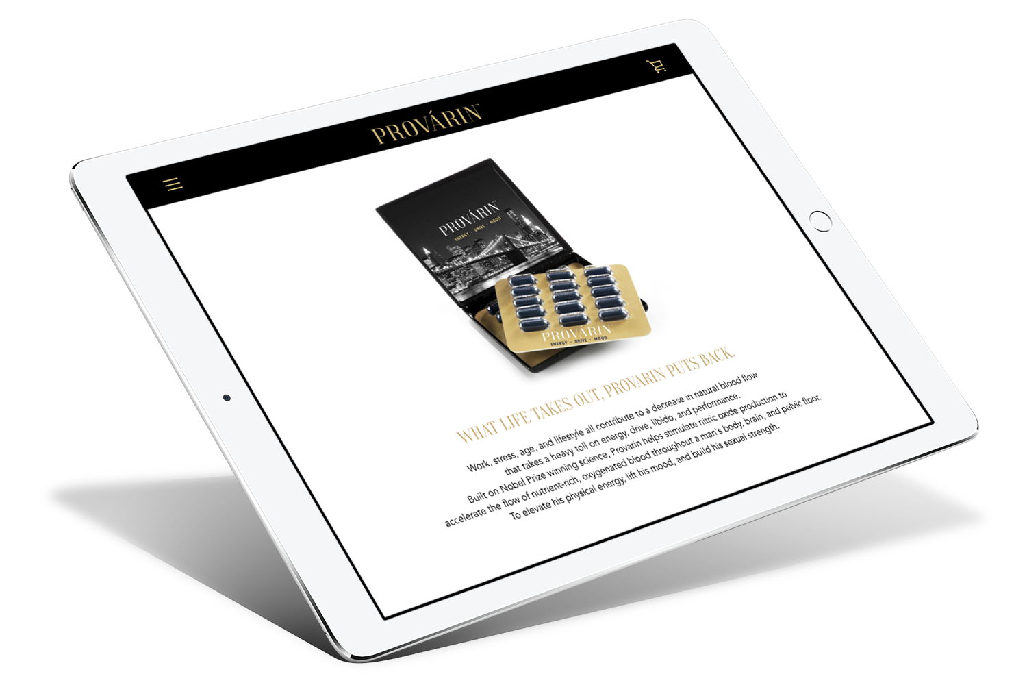 shopify theme for medical supliment screenshot