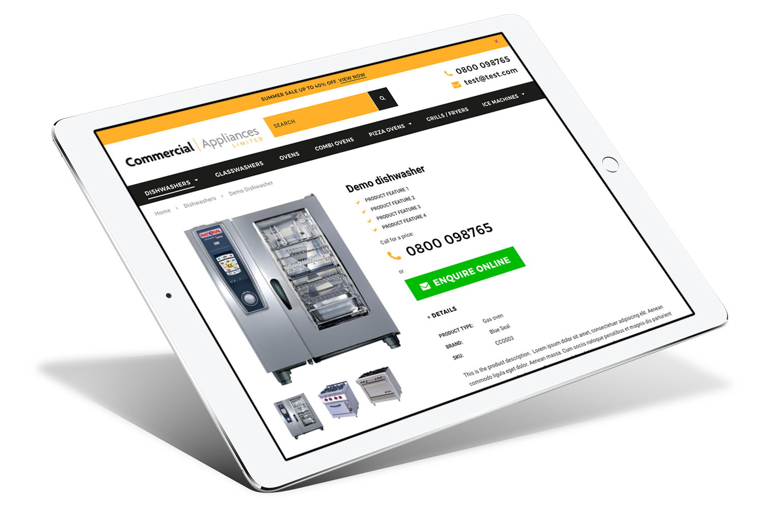 lead based shopify theme screenshot