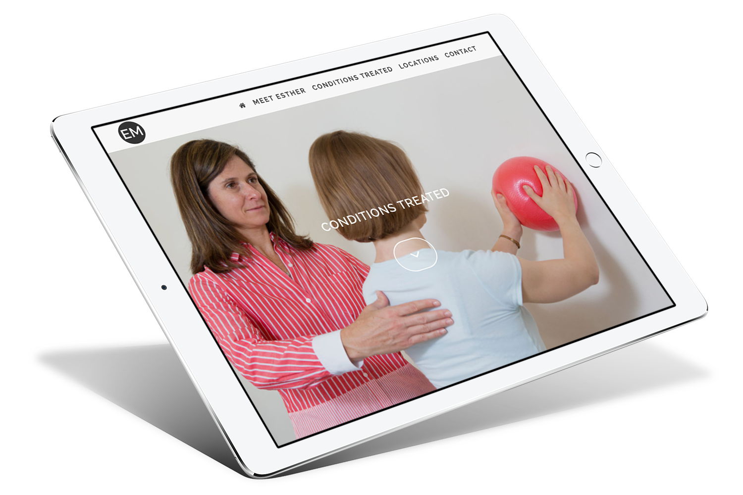 custom wordpress theme for physiotherapist