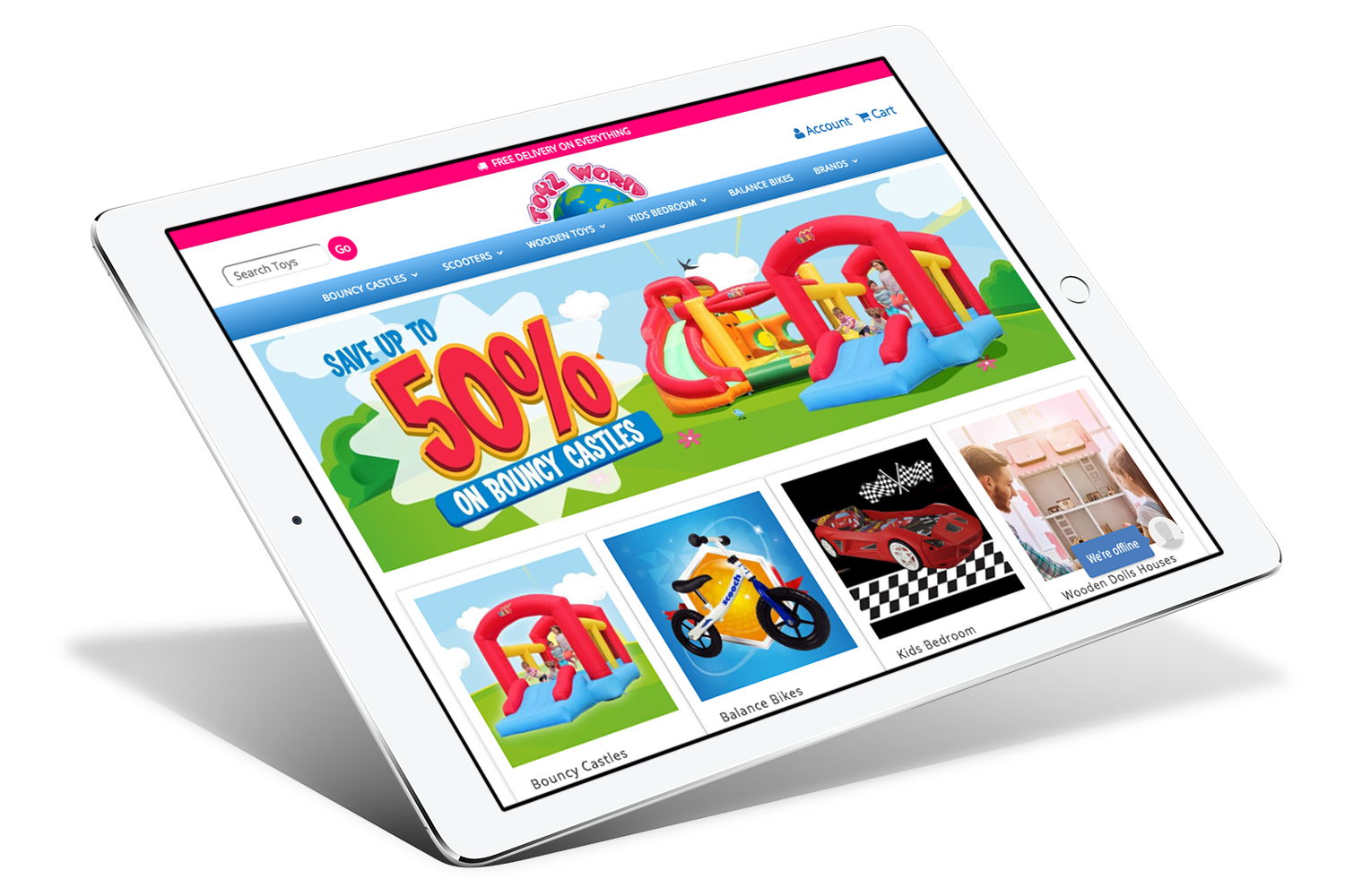 shopify theme for toy shop screenshot