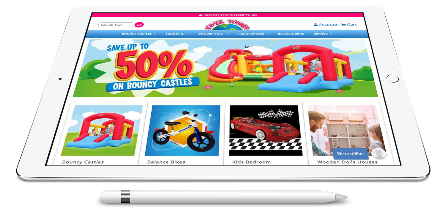shopify theme for toy shop screenshot