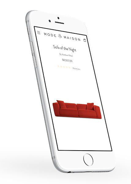 shopify theme for furniture store screenshot