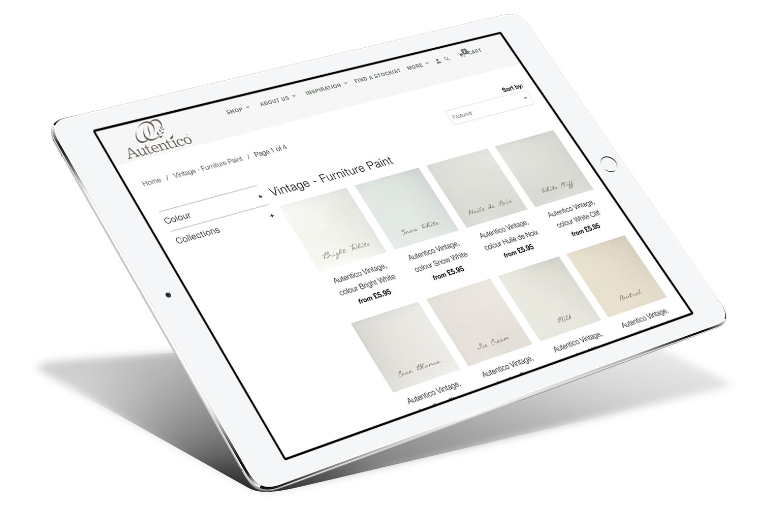 Shopify eCommerce Development for a Paint Company - Liquify Shopify ...