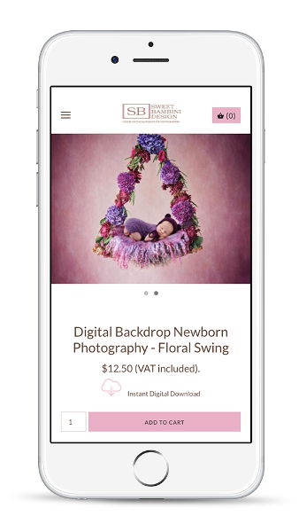 Shopify Design & Development for photographer screenshot