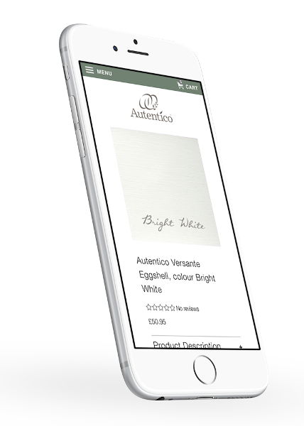 Shopify Design & Development for paint website screenshot