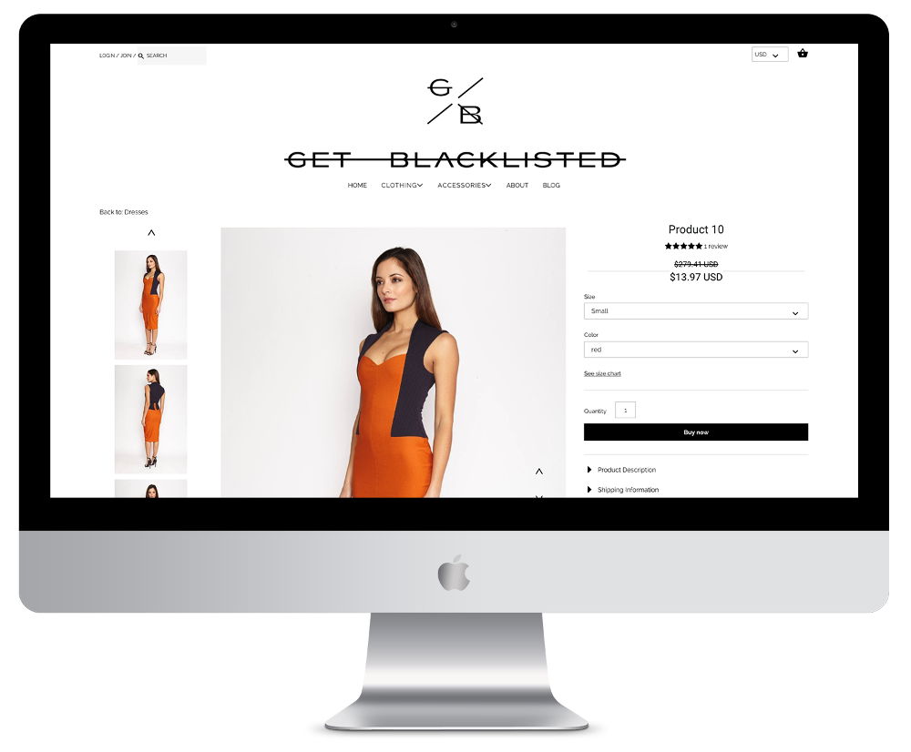 shopify fashion designers mockup