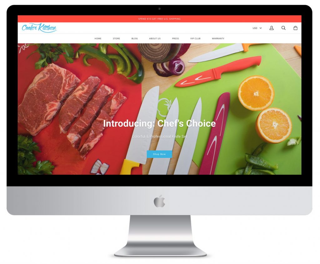 Shopify Theme Setup & Customisation for a Kitchen Company Liquify
