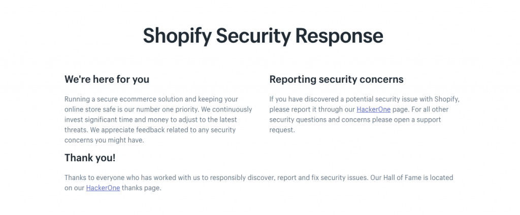 shopify security overview