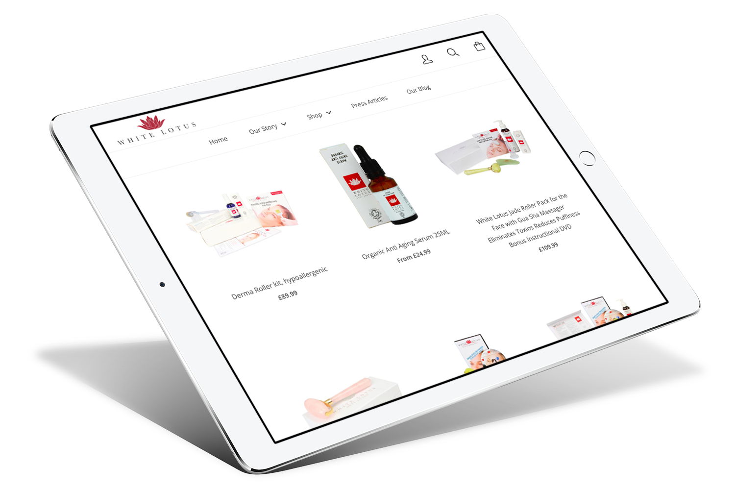 medical Shopify development screenshot