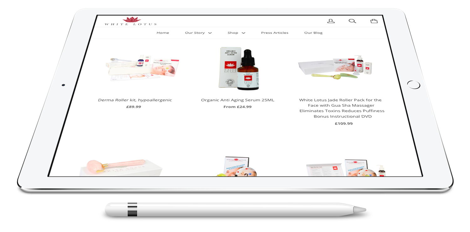 medical Shopify development screenshot