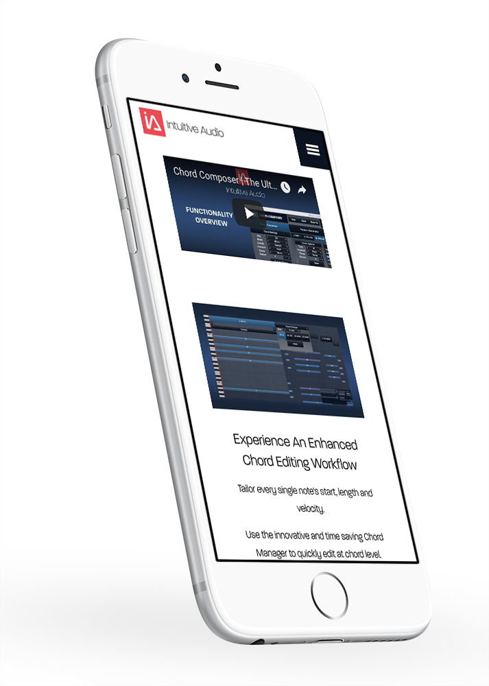 shopify development intuitive audio screenshot