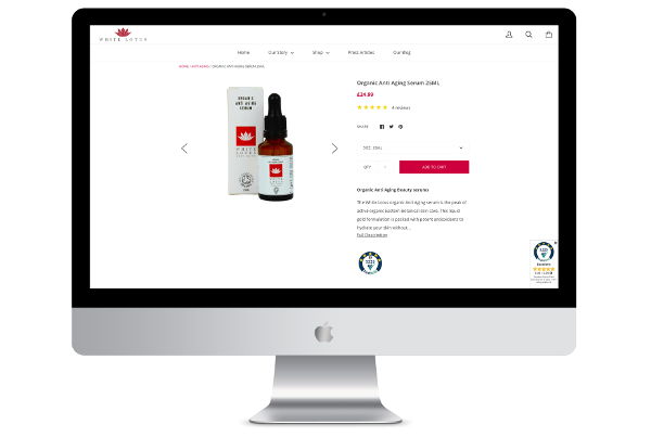 Multiple Shopify Sites – Custom Development and Design – White Lotus