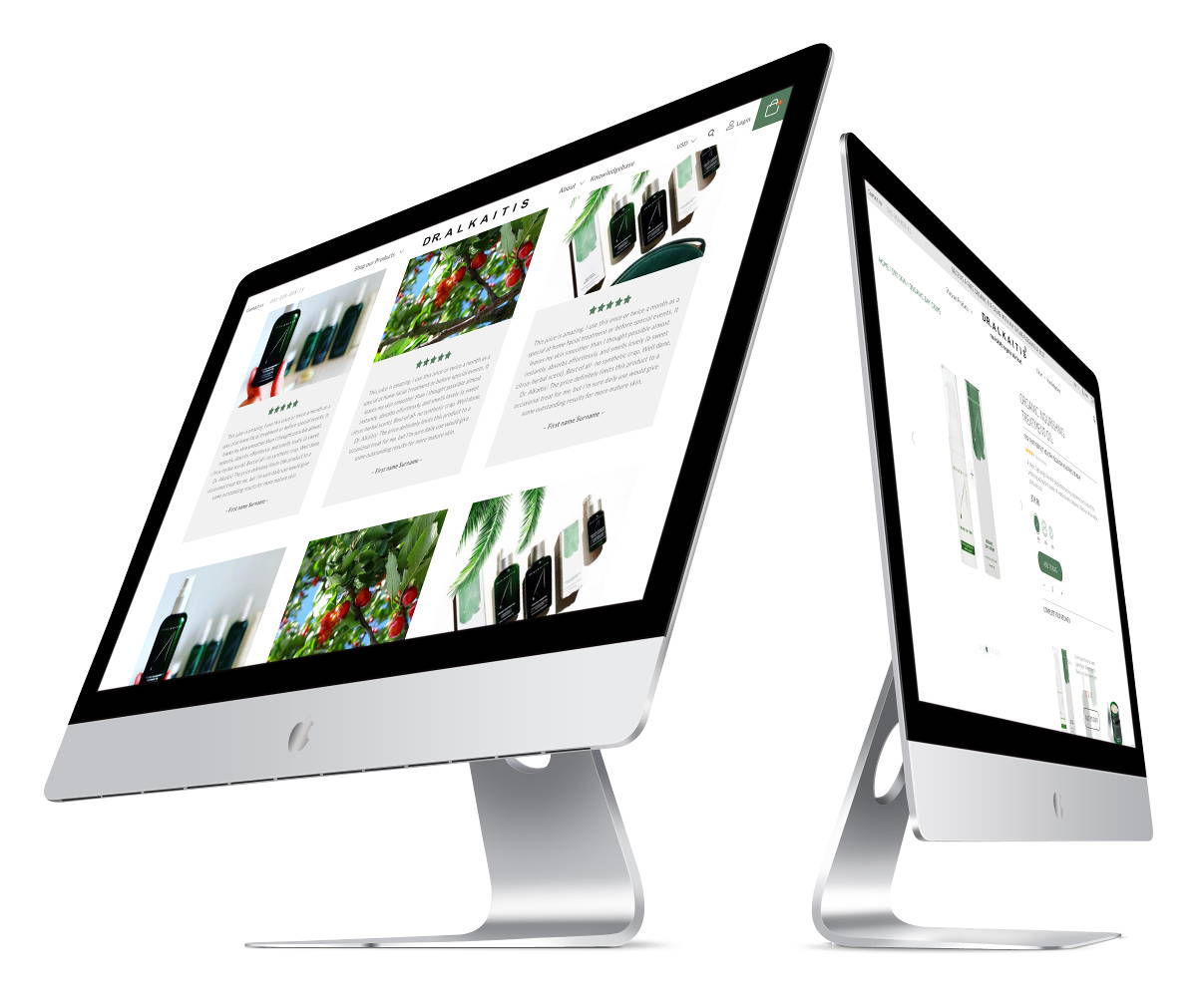 shopify skincare theme design