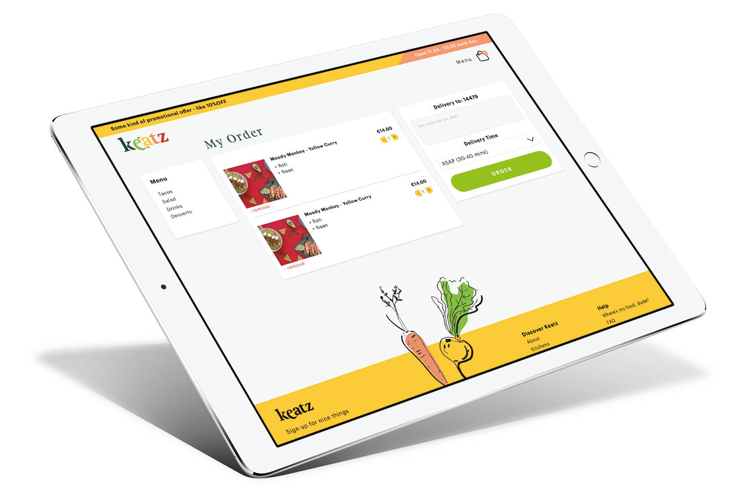 shopify food delivery theme