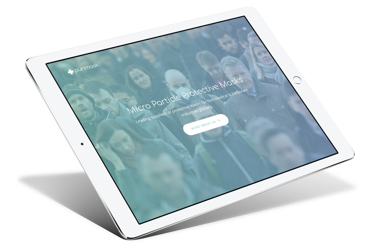 shopify design for mask website