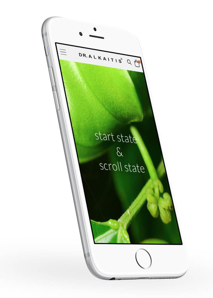 shopify skincare theme design mockups