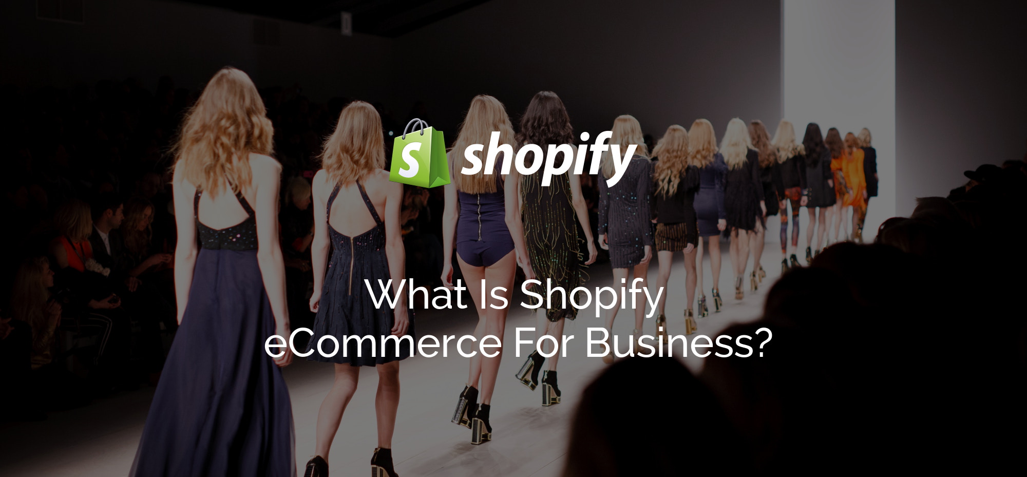 What Is Shopify eCommerce For Business fashion image with shopifiy logo