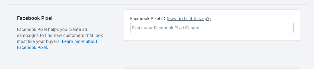 shopify facebook pixel